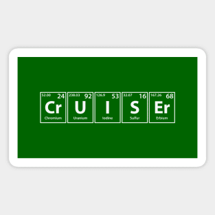 Cruiser (Cr-U-I-S-Er) Periodic Elements Spelling Magnet